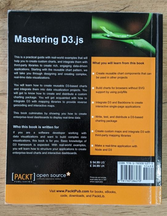 Mastering D3.js - Data Visualization for JavaScript