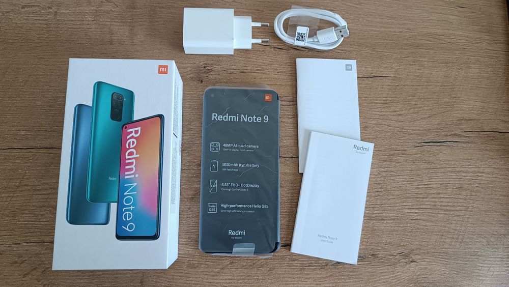 Redmi Note 9 telefon smartfon oryginalne pudełko