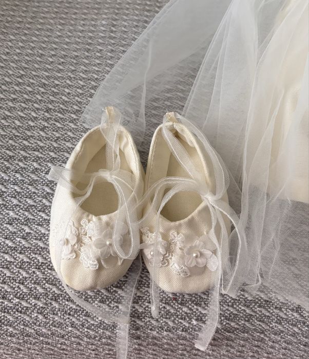 Сукня літня “Ніжність”, льон айворі, святкова сукня для дівчинки