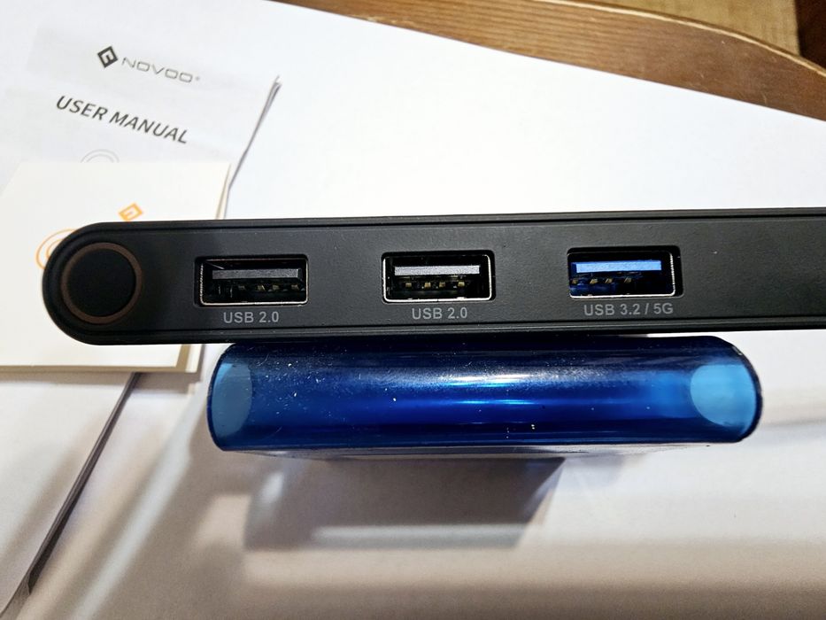 Хаб адаптер NOVOO USB-C 6 in 1