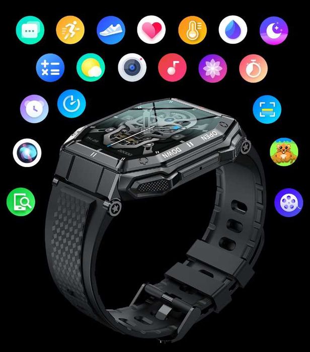 Nowy zegarek Militarny Extra Funkcje