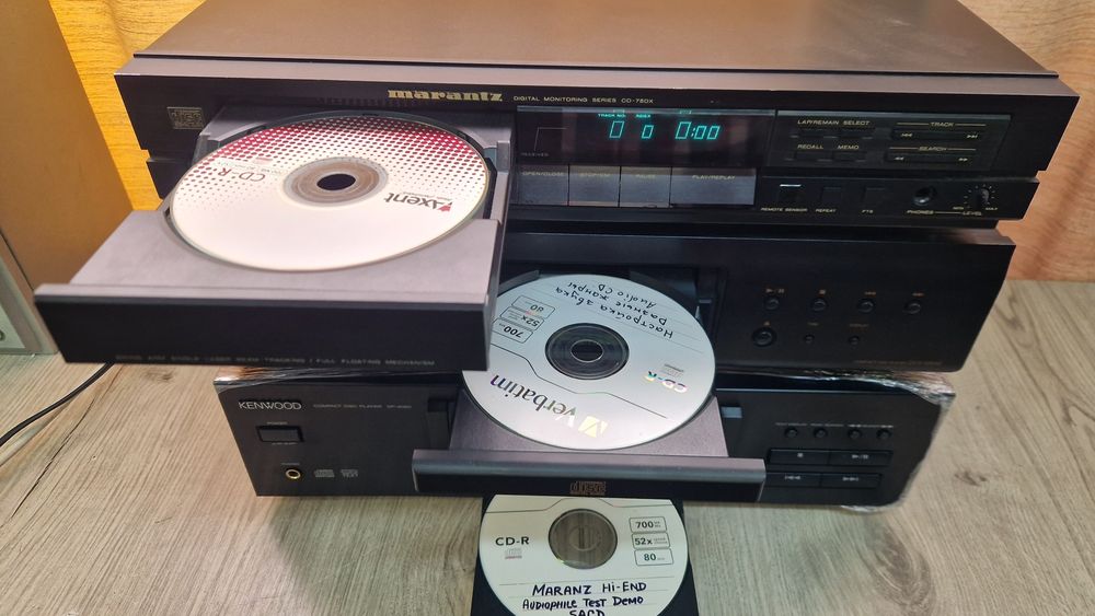 Програвачі CD:Marantz CD 75dx,Denon DCD 500 AE,Kenwood DP 4090