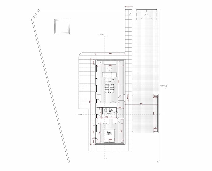 Moradia T1 (Projetos + Construção)