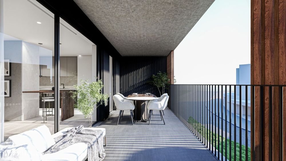 T1 Novo com garagem, varanda e ar condicionado em Vila Nova de Gaia