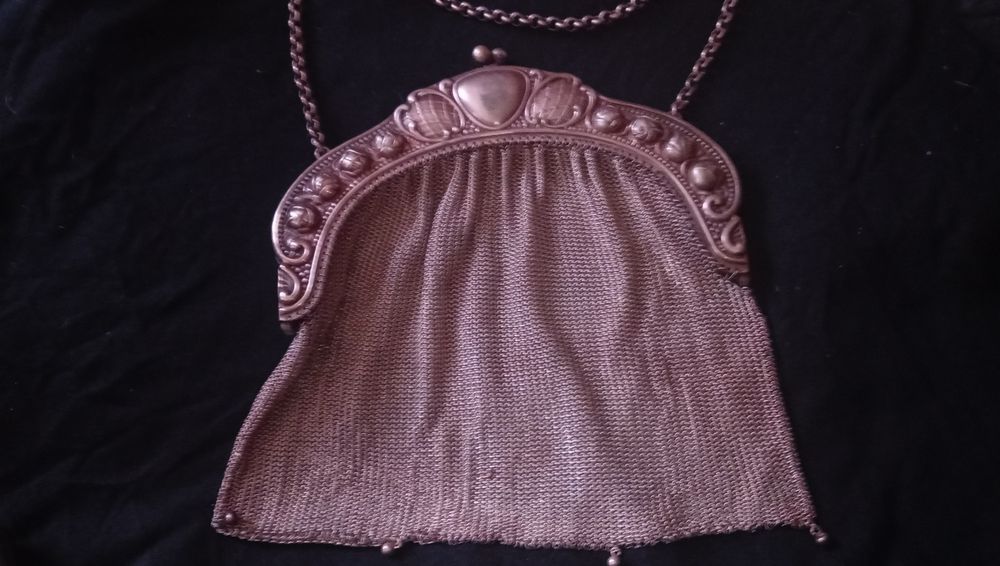 Antyczna torebka wieczorowa z epoki Art Deco