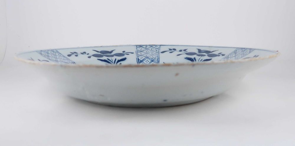 Grande Prato Delft Séc. XVIII - 34.5 cm