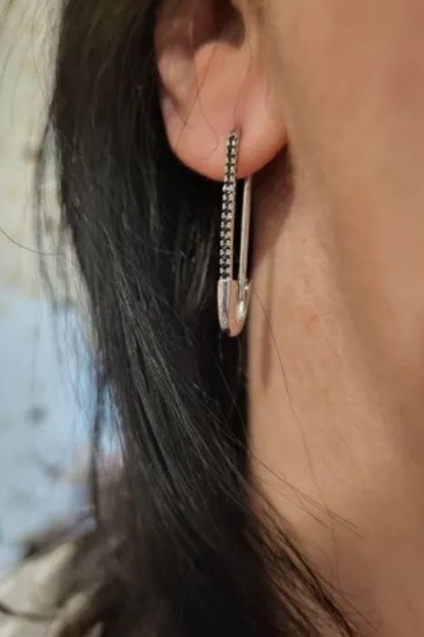 Розпродаж! Серебряные серьги булавки. Срібні сережки вісюльки