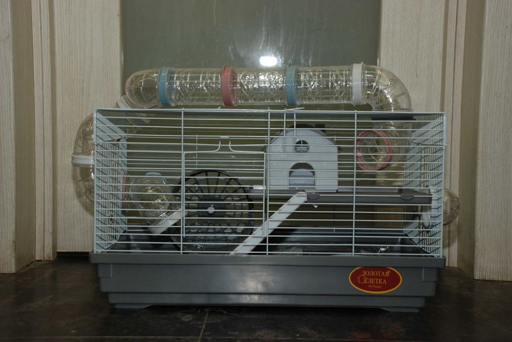 Клітка для хомяка чи щурика з аксесуарами