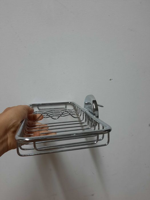 Saboneteira em inox muito bom estado
