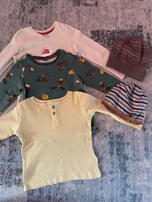 paczka 23szt. ubranek PAKA dla chłopca 98 ubranka spodnie bluzki