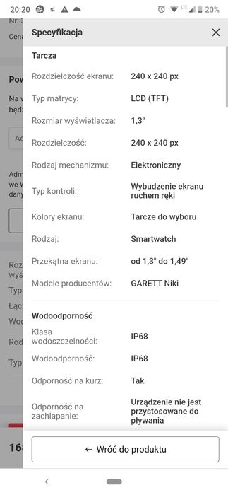 Smartwatch Garett Niki czarny
