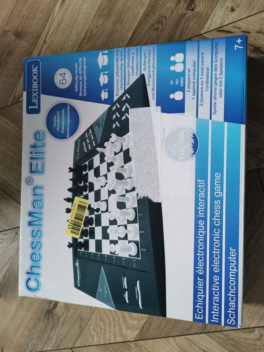 LEXIBOOK interaktywne szachy elektroniczne, 64 poziomy  chessman