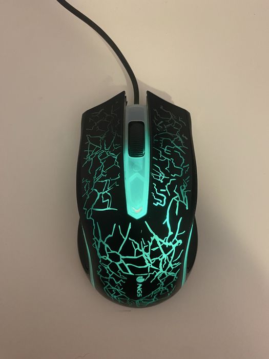 Rato gaming com fio NGS GMX-115 preto