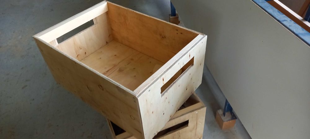 skrzynio palety 110x110x110 sklejka 1 cm