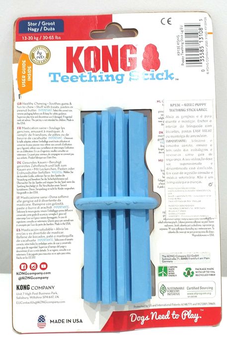 Dental Stick Kong  "Higiene oral - GRANDE  para  Cães grandes
