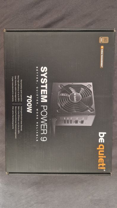 Zasilacz Be Quiet! system power 9 cm 700w na gwarancji producenta