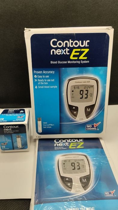 Глюкометр Contour Next EZ, вимірювач цукру
