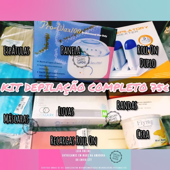 Panela para Cera Depilação Nova! E kit