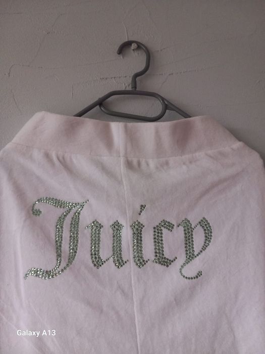 Juicy couture welurowe spodnie damskie M