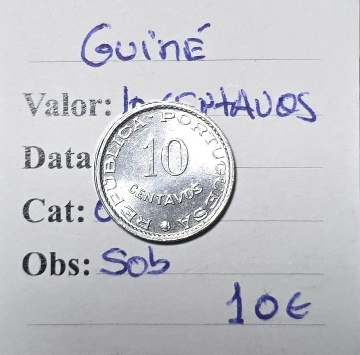 10 centavos 1973 Guiné