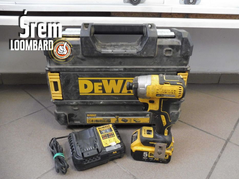 Zakrętarka Udarowa DeWalt DCF887, Akumulator, Ładowarka, Walizka!