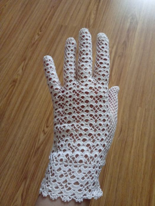 Перчатки женские, ажур, Франция