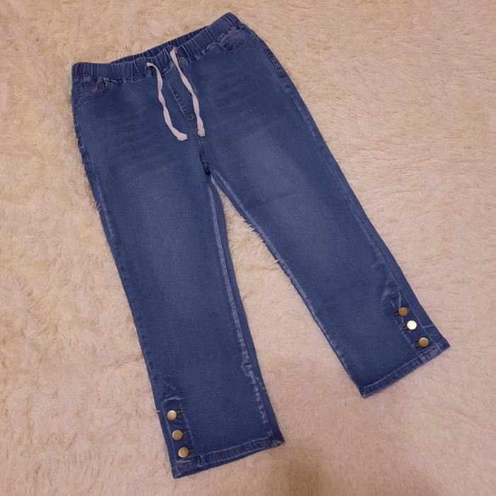 Новые женские джинсовые капри, р. 48-50