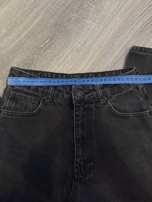 Прямі джинси чорні XS