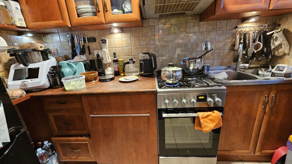 Kuchenka gazowa elektrolux z elektrycznym piekarnikiem 50 cm