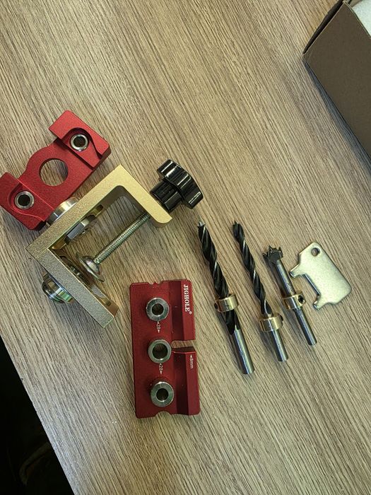 Zestaw przyrządów stolarskich - wiertła