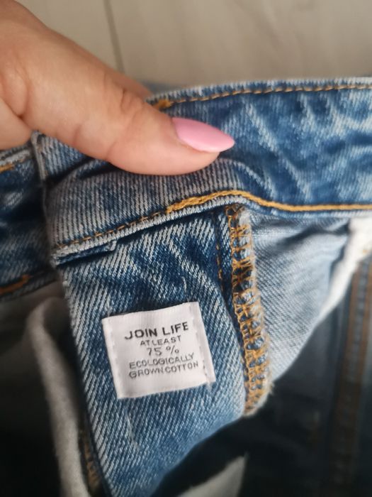 Zara - spodenki jeansowe damskie