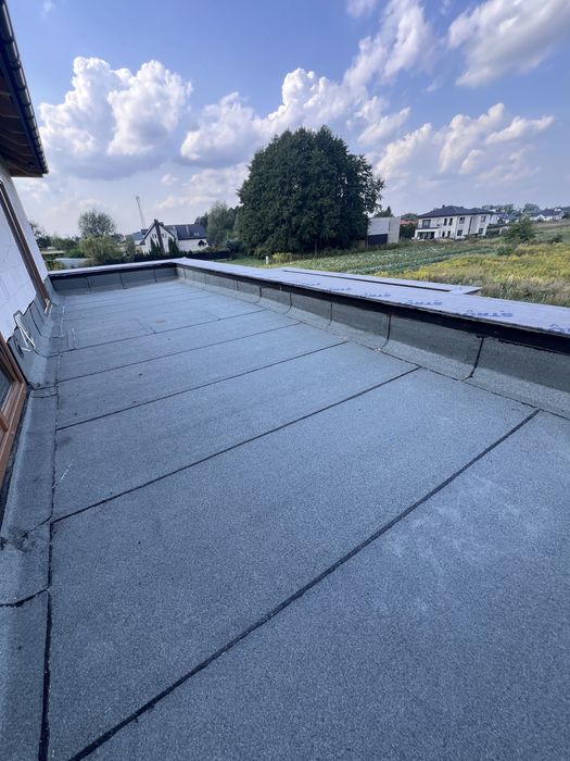 Izolacje dachu papą termo. EPDM PVC Tarasy, balkony dachy płaskie
