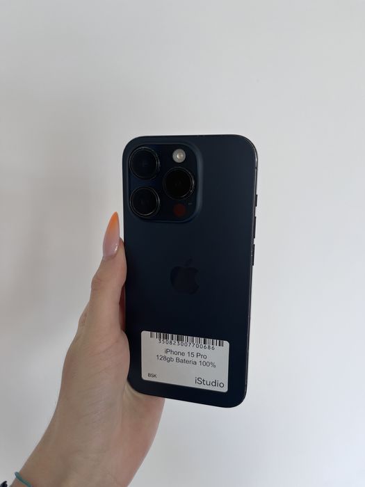 RATY 0% iPhone 15 Pro 128 GB BATERIA 100% GWARANCJA 12 miesiecy !!!
