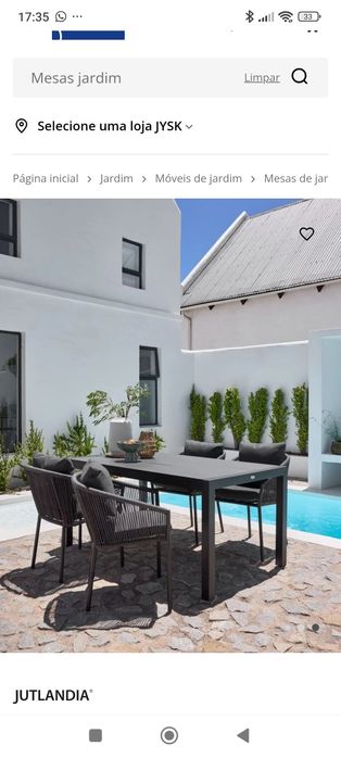 Mesa exterior Jysk