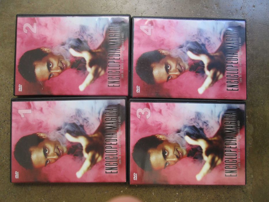 Enciclopédia Mágica, de Luís de Matos - 4 DVD