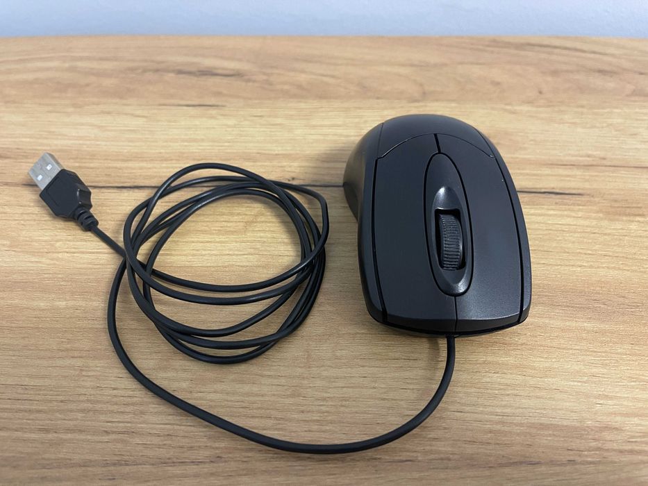 Мишка комп'ютерна Real-El RM-207 USB Black