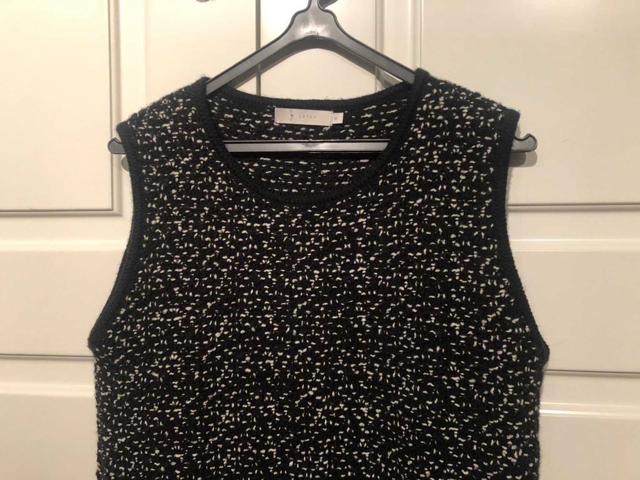 Jotex brand black marled knit dress, size M