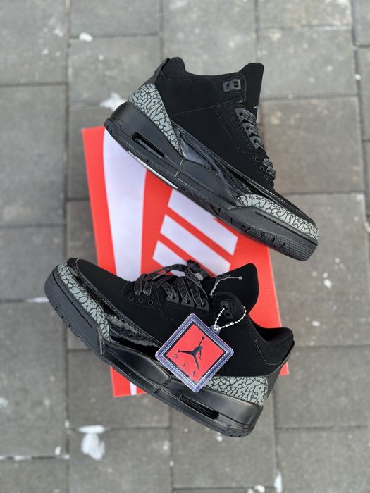 Кросівки Nike Air Jordan 3 Retro Black Cat