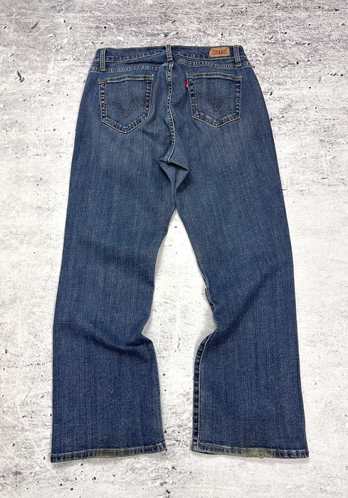 Spodnie jeansowe LEVIS 529 curvy bootcut szerokie flared r. 32/30