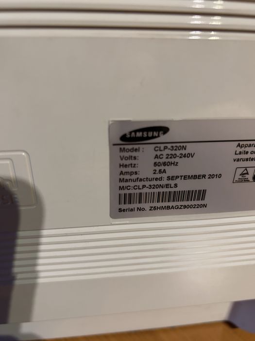 Drukarka Samsung CLP-320N laser kolorowa
