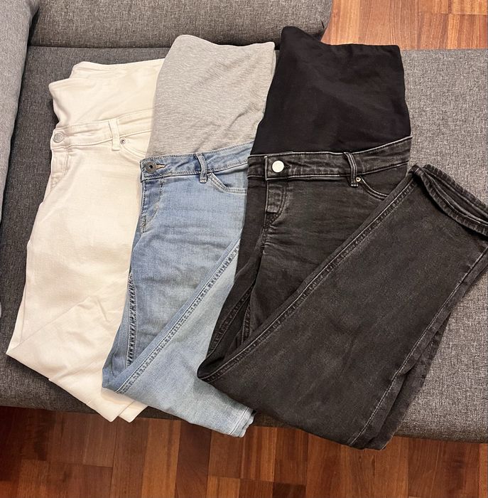 Dżinsy ciążowe H&m  mamma jeansy M