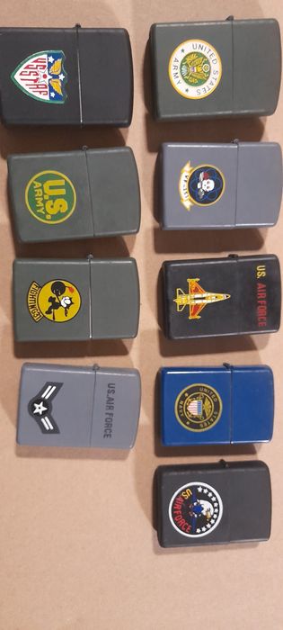 9 isqueiros colecção