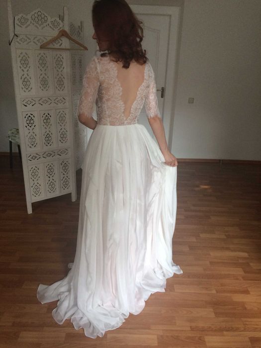 Сукня шовкова весільна для фотосесії