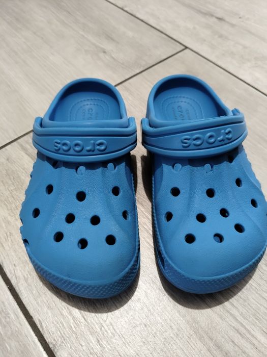 Klapki Crocs Iconic Comfort chłopięce niebieskie, rozmiar 11 (30)