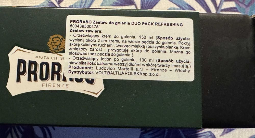 Zestaw do golenia Proraso