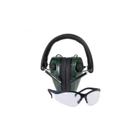 Zestaw Battenfeld Ochronniki Słuchu E-Max + Okulary Ochronne 487309