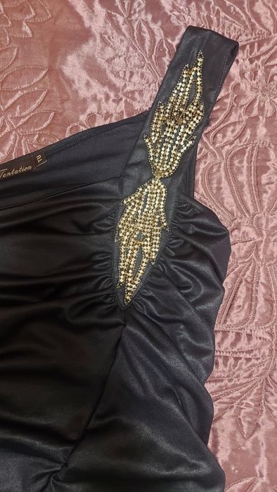 Vestido azul de festa