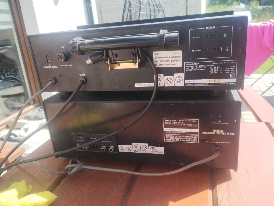 Sharp RT-1122 Deck kaseta ST-1122 tuner dla audiofila made in Japan