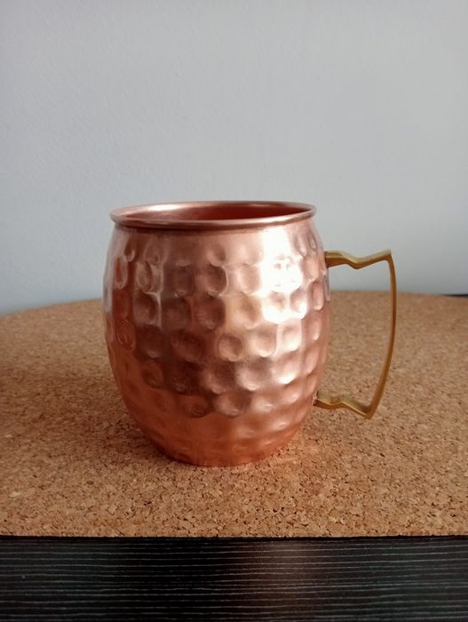 Indyjski Dzban  1450 ml ,2 kufle  500 ml ,1 kubek  naczynia z  miedzi