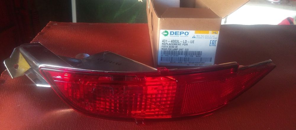 Farol refletor traseiro para Fiesta